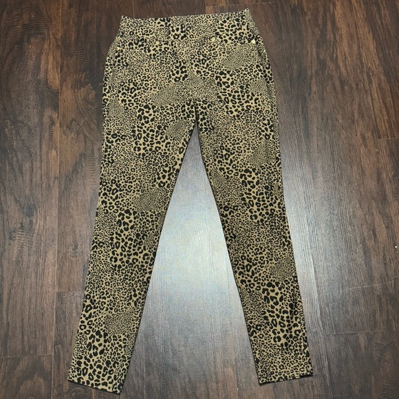 Michael Michael Kors Animal Print High Rise Stretchy Pants Medium EUC - Picture 2 of 16